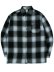 画像1: CALTOP FL PLAID L/S SHIRT NAVY/SKY BLUE (1)