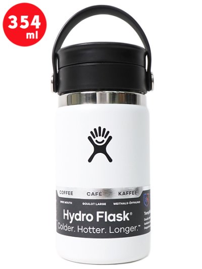 画像1: Hydro Flask COFFEE 12 OZ FLEX SIP-WHITE