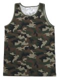 PRO CLUB COMFORT TANK TOP-GREEN CAMO