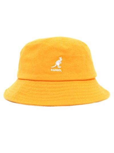画像1: 【SALE】KANGOL WASHED BUCKET-MARIGOLD