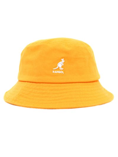 画像1: KANGOL WASHED BUCKET-MARIGOLD