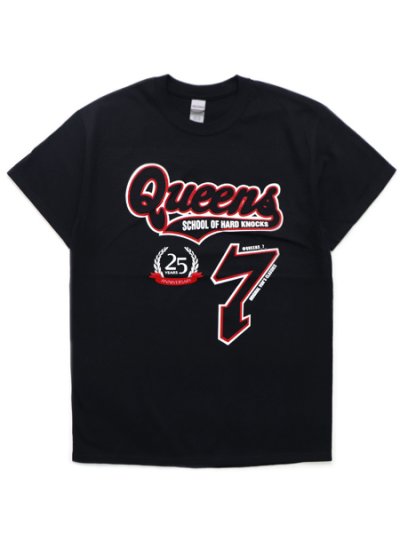 画像1: 【MEGA SALE】SOHK QUEENS 7 25TH TEE BLACK/RED