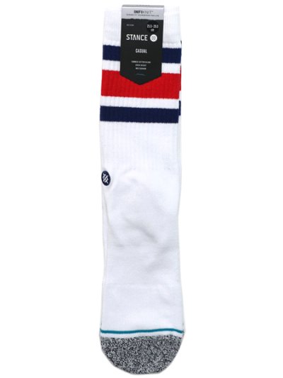 画像1: STANCE BOYD ST SOCKS WHITE/BLUE