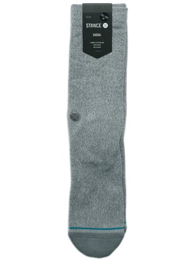 画像1: STANCE ICON SOCKS GREY HEATHER
