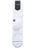 STANCE ICON SOCKS WHITE/BLACK