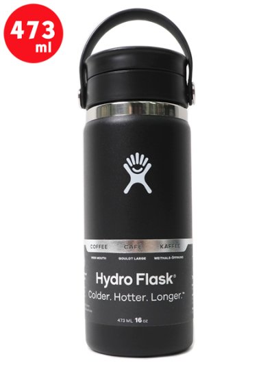 画像1: Hydro Flask COFFEE 16 OZ FLEX SIP-BLACK