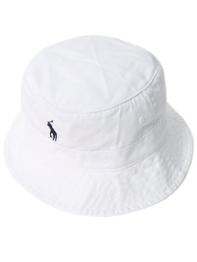 画像1: 【送料無料】POLO RALPH LAUREN LOFT LOGO BUCKET HAT