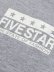 画像6: 【KIDS】FIVE STAR KIDS TEE-HEATHER GREY/WHITE