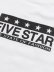 画像6: 【KIDS】FIVE STAR BABY TEE-WHITE/BLACK