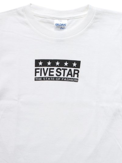 画像3: 【KIDS】FIVE STAR KIDS TEE-WHITE/BLACK