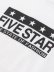 画像6: 【KIDS】FIVE STAR KIDS TEE-WHITE/BLACK