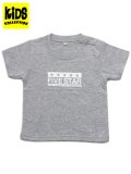 【KIDS】FIVE STAR BABY TEE-HEATHER GREY/WHITE