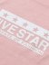 画像6: 【KIDS】FIVE STAR BABY TEE-LIGHT PINK/WHITE