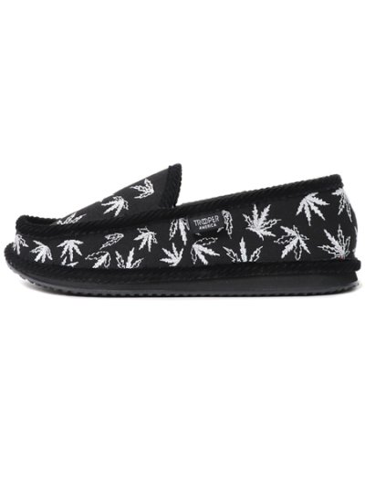 画像2: TROOPER AMERICA HOUSE SLIPPERS EMB LEAF BLACK/WHITE