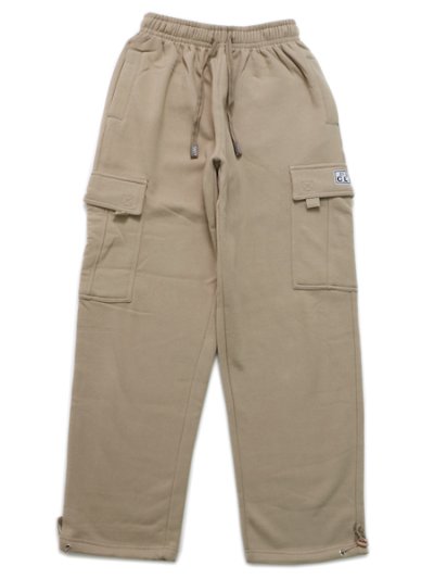 画像1: PRO CLUB HW FLEECE CARGO PANTS