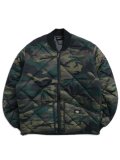 【送料無料】DICKIES DIAMOND QUILTED JACKET-HUNTER GREEN CAMO