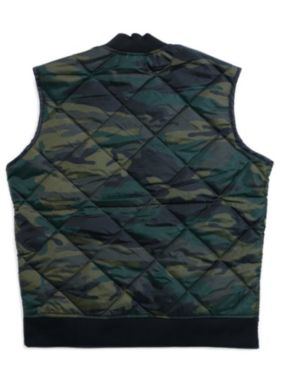 画像2: DICKIES DIAMOND QUILTED NYLON VEST-HUNTER GRN CM