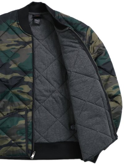 画像9: 【送料無料】DICKIES DIAMOND QUILTED JACKET-HUNTER GREEN CAMO
