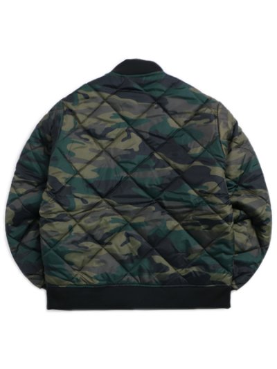 画像2: 【送料無料】DICKIES DIAMOND QUILTED JACKET-HUNTER GREEN CAMO