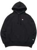 【送料無料】CHAMPION REVERSE WEAVE PO HOOD-BLACK