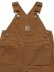 画像3: 【KIDS】CARHARTT KIDS TD CANVAS BIB OVERALL-CARHARTT BRN