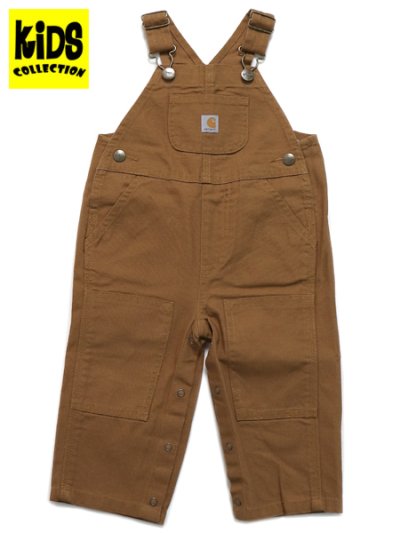 画像1: 【KIDS】CARHARTT KIDS TD CANVAS BIB OVERALL-CARHARTT BRN