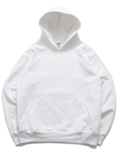 画像1: 【送料無料】LOS ANGELES APPAREL 14oz HEAVY FLEECE HOODED PULLOVER-WHITE