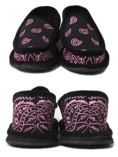 画像4: TROOPER AMERICA EMBROIDERED HOUSE SLIPPERS BANDANA BK/PK