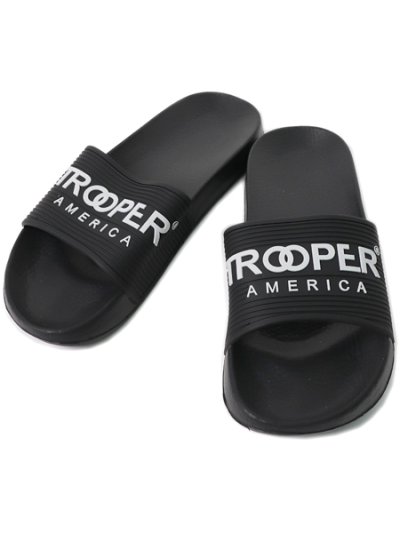 画像2: TROOPER AMERICA SLIDE SANDAL BLACK