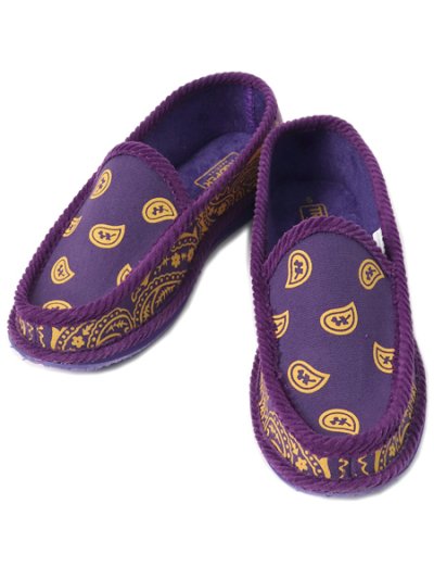 画像1: TROOPER AMERICA HOUSE SLIPPERS BANDANA PURPLE/YELLOW