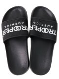 TROOPER AMERICA SLIDE SANDAL BLACK