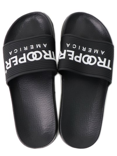 画像1: TROOPER AMERICA SLIDE SANDAL BLACK