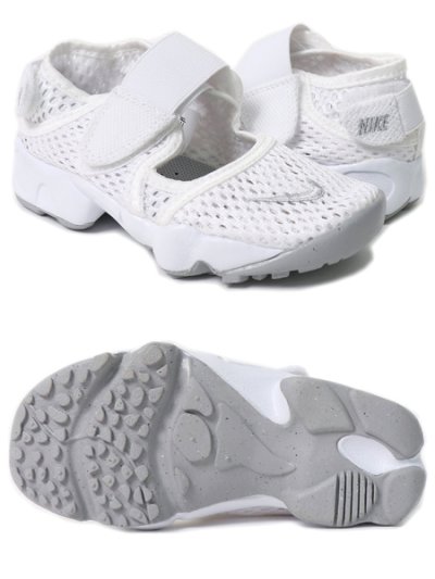 画像2: 【KIDS】NIKE RIFT GS/PS WHITE/WOLF GREY