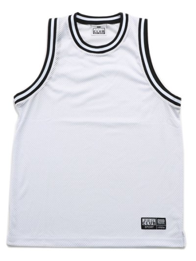 画像1: PRO CLUB CLASSIC BASKETBALL JERSEY WHITE/BLACK