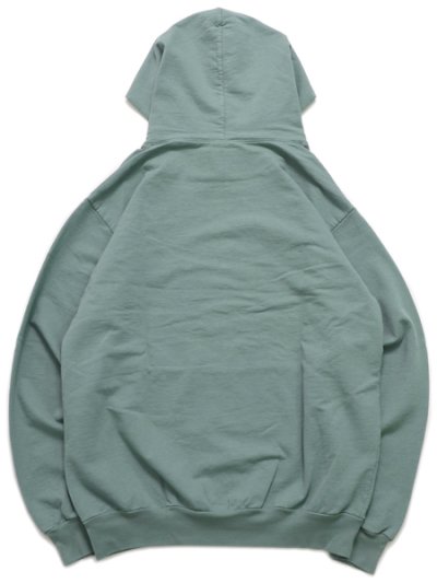 画像2: 【送料無料】LOS ANGELES APPAREL 9oz GARMENT DYED F.TERRY HOODIE-ATLC GRN