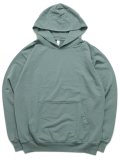 【送料無料】LOS ANGELES APPAREL 9oz GARMENT DYED F.TERRY HOODIE-ATLC GRN