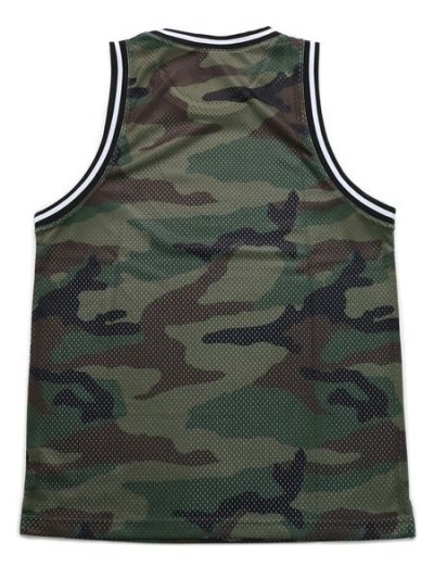 画像2: PRO CLUB CAMO CLASSIC BASKETBALL JERSEY GRN CAMO