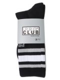 PRO CLUB STRIPE CREW SOCK BLACK/WHITE/GREY
