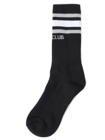 画像2: PRO CLUB STRIPE CREW SOCK BLACK/WHITE/GREY