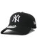 画像1: NEW ERA 9TWENTY CLOTH STRAP WASHED YANKEES BK/WH (1)