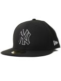 NEW ERA 59FIFTY NY YANKEES WHITE OUTLINE