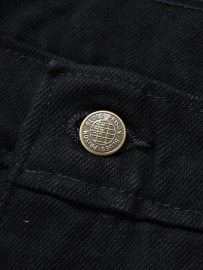 画像9: 【送料無料】PRISON BLUES DOUBLE KNEE RINSED BLACK WORK JEAN