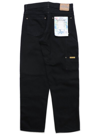 画像2: 【送料無料】PRISON BLUES DOUBLE KNEE RINSED BLACK WORK JEAN