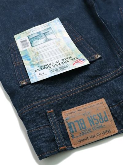 画像7: 【送料無料】PRISON BLUES BASIC RELAXED FIT JEAN RINSED BLUE