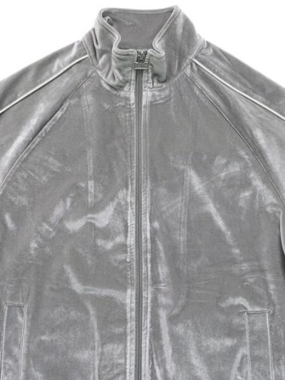 画像3: 【SALE】PRO CLUB VELOUR TRACK JACKET SILVER