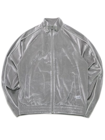 画像1: 【送料無料】PRO CLUB VELOUR TRACK JACKET SILVER