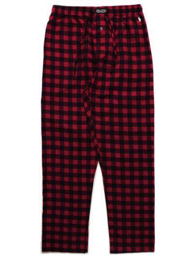 画像1: 【SALE】POLO RALPH LAUREN FLANNEL PJ PANT BUFFALO PLAID NEVIS PP