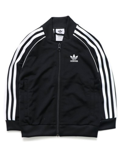 画像2: 【KIDS】ADIDAS KIDS SST TRACK SUIT-BLACK/WHITE