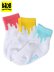 画像1: 【KIDS】LIXTICK BABY DRIP SOCKS 3P CORAL/YELLOW/M.BLUE (1)