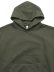 画像3: 【SALE】LOS ANGELES APPAREL 14oz HEAVY FLEECE HOODED PULLOVER-OLIVE (3)